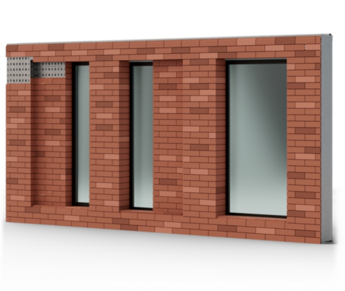 Façana ventilada – ((FV BRICK TILE 3D))